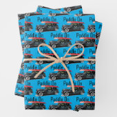 Pagaie Sur Voiture Classique Conception - Papier E (En situation)