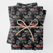 Pagaie Sur Voiture Classique Conception - Papier E (En situation)