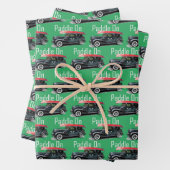 Pagaie Sur Voiture Classique Conception - Papier E (En situation)