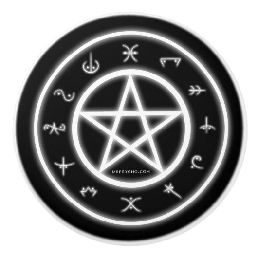 Pagan Art Keramische Knop (Voorkant)