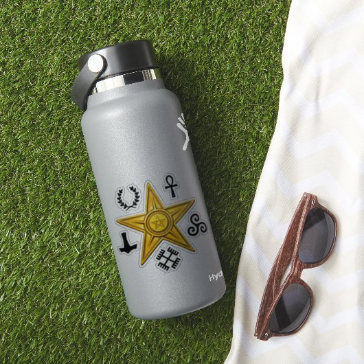 Pagan Barnstar Symbols Sticker (HydroFlask Insitu)