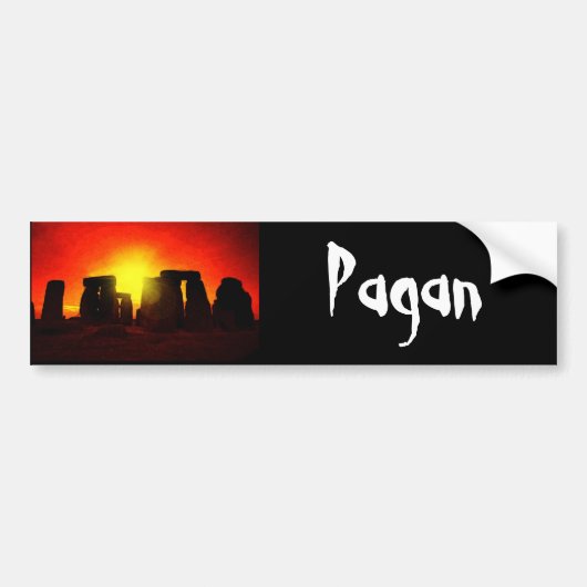 Pagan Bumpersticker (Voorkant)