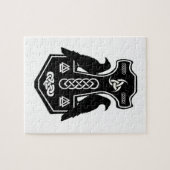Pagan Celtic Norse Thor's Hammer Legpuzzel (Horizontaal)