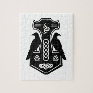 Pagan Celtic Norse Thor's Hammer Legpuzzel