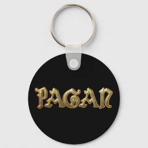 Pagan Gold Sleutelhanger Fob Wicca Wiccan Sleutelh