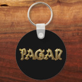 Pagan Gold Sleutelhanger Fob Wicca Wiccan Sleutelh (Voorkant)