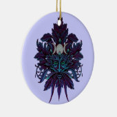 Pagan Green Man Triple Moon Wiccan God Keramisch Ornament (Rechts)