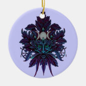 Pagan Green Man Triple Moon Wiccan God Keramisch Ornament (Voorkant)