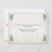 Pagan Handfasting Wedding Bedankkaart (Achterkant)