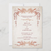 Pagan Handfasting Wedding Kaart (Voorkant)