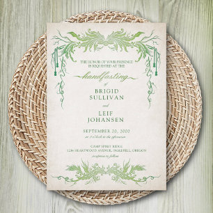 Pagan Handfasting Wedding Kaart