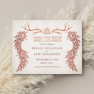 Pagan Handfasting Wedding Save The Date