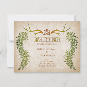 Pagan Handfasting Wedding Save The Date