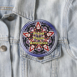 Pagan Patriot Ronde Button 4,0 Cm
