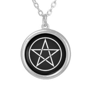Pagan Pentacle Wiccan Collier Pentagram Pendentif