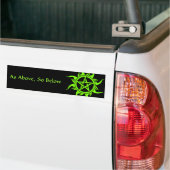 Pagan Pentagram Bumpersticker (Op Truck)