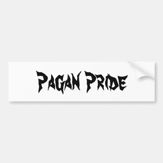 Pagan Pride Bumpersticker (Voorkant)