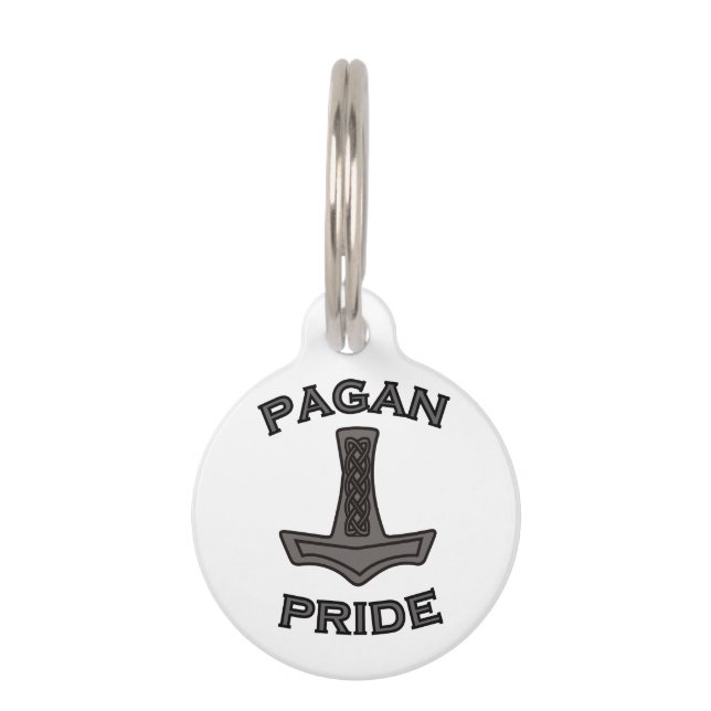 Pagan Pride Huisdierpenning (Voorkant)
