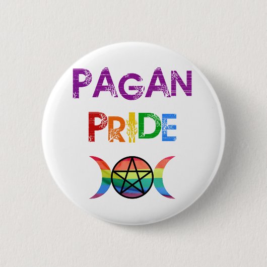 Pagan Pride Ronde Button 5,7 Cm (Voorkant)