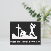 Pagan sinds voor het Briefkaart kool was (Staand voorkant)