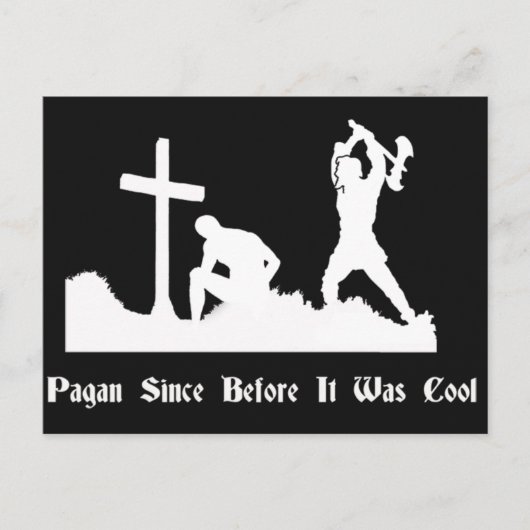 Pagan sinds voor het Briefkaart kool was (Voorkant)