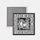 Pagan Stag Magnet (Recto/Verso)