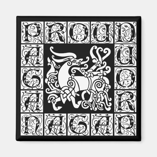 Pagan Stag Magnet (Devant)