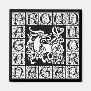 Pagan Stag Magnet Magneet