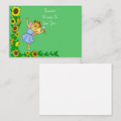 Pagan Summer Greetings Notitiekaartje (Voorkant / Achterkant)