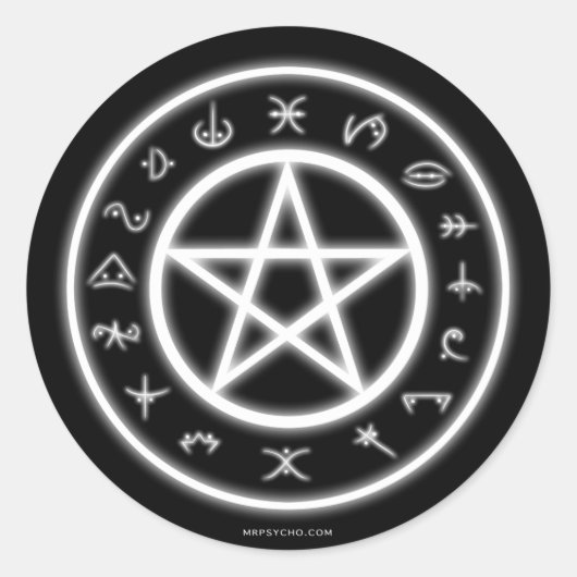 Pagan Symbol Sticker (Voorkant)