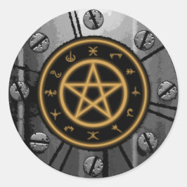 Pagan symbols ronde sticker