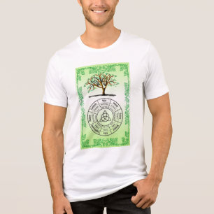 Pagan Wheel van het Jaar Tri-Blend Shirt