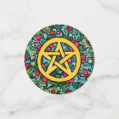 Pagan Yule Pentagram Confetti (Kleine voorkant)