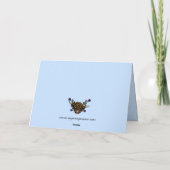 Pagan Yule Solstice Card Kaart (Achterkant)