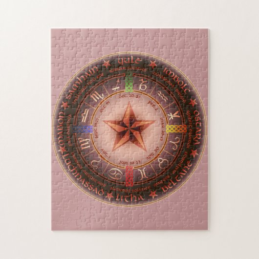 paganekalender legpuzzel (Verticaal)