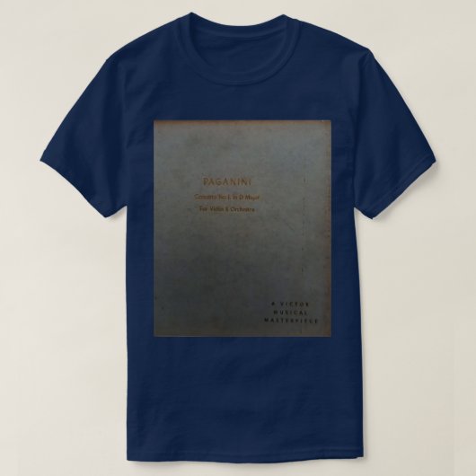 Paganini Concerto No. T-shirt (Design voorkant)