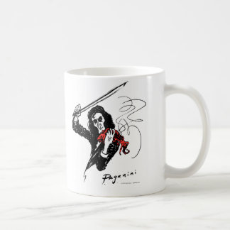 Paganini jouant la tasse rouge de violon