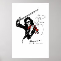 Paganini met rode viool