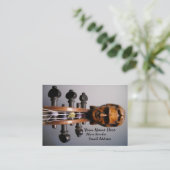 Paganini Scroll Business/Profile Card Visitekaartje (Staand voorkant)