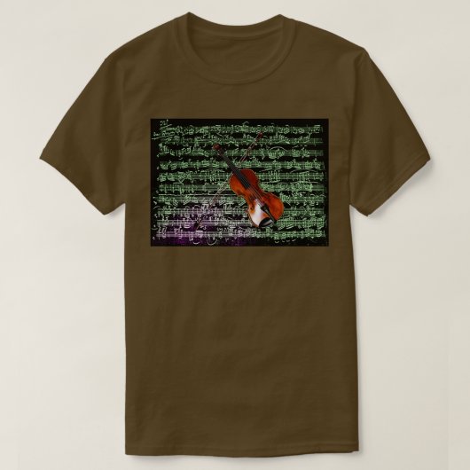Paganini Violin T-shirt (Design voorkant)