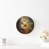 PAGANSEIZOENS WALL CLOCK RONDE KLOK (Huis)