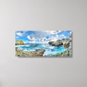 Pagat Kustlijn in Guam Canvas Afdruk (Voorkant)