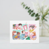 Pagdiriwang/ Celebrate- DNM Briefkaarten (Staand voorkant)