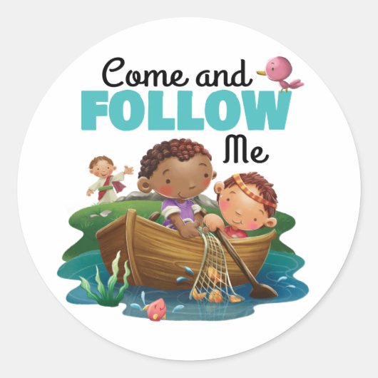 Page autocollant du verset de la Bible pour enfant (Devant)