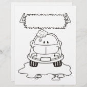 Page Cartographie de lavage de voiture (Devant / Derrière)