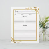 Page Classeur de la recette botanique du feuillage (Debout devant)