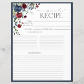 Page Classeur de la recette de la douche bleu de l (Dos)