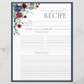 Page Classeur de la recette de la douche bleu de l (Devant)