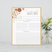 Page Classeur de la recette Fleur sauvage jaune (Debout devant)