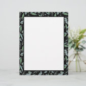 Page Classeur de recette Chic Black Eucalyptus Gre (Debout devant)